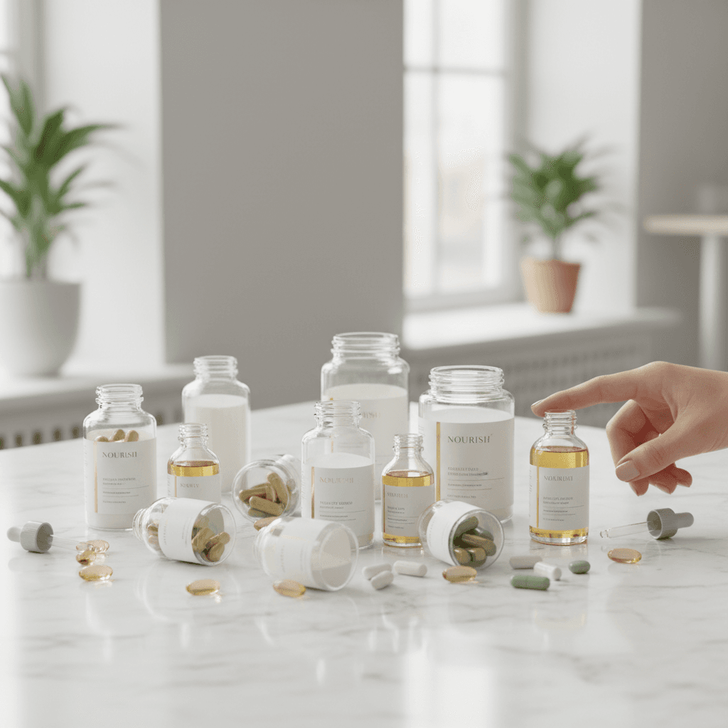 Reticlear supplement product line showing variety of formulations